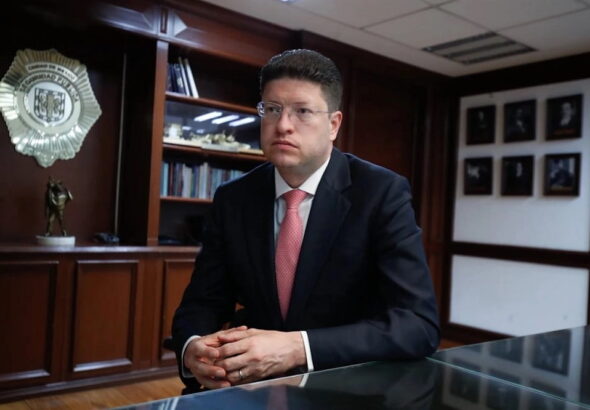 El jefe de la policía, Pablo Vázquez, (1)