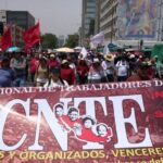 Insiste la CNTE con la abrogación a la Ley del Issste 2007. (1)
