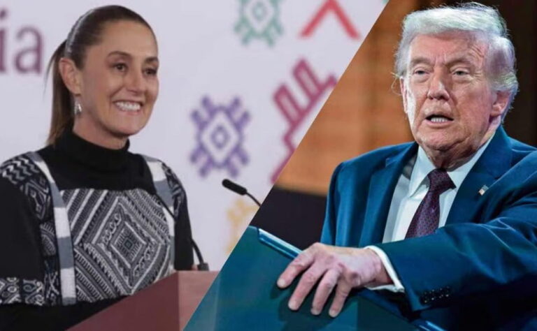Llamada Sheinbaum.Tromp