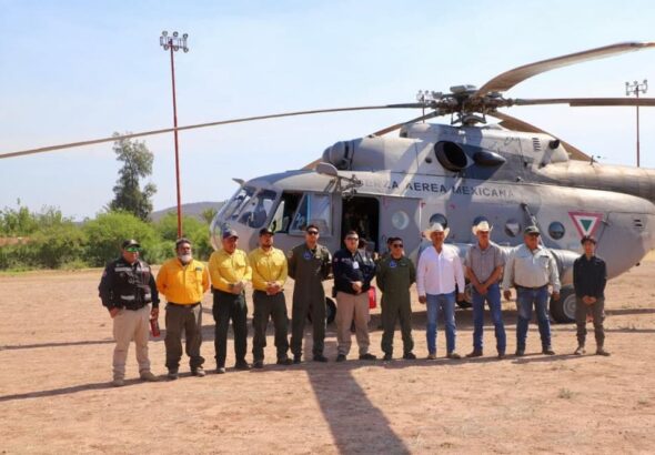 CEPC informa avance del 55 por ciento en control de incendio forestal en Arivechi (1)
