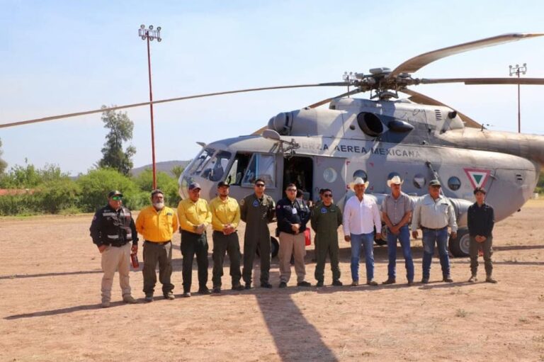CEPC informa avance del 55 por ciento en control de incendio forestal en Arivechi (1)